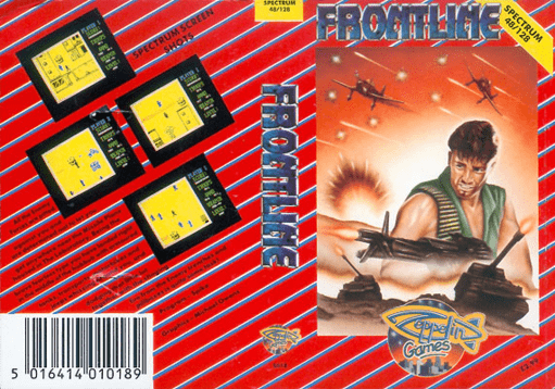 Frontline box art for ZX Spectrum